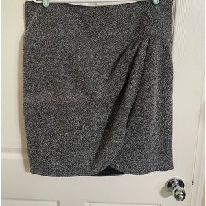 Black Tweed Skirt